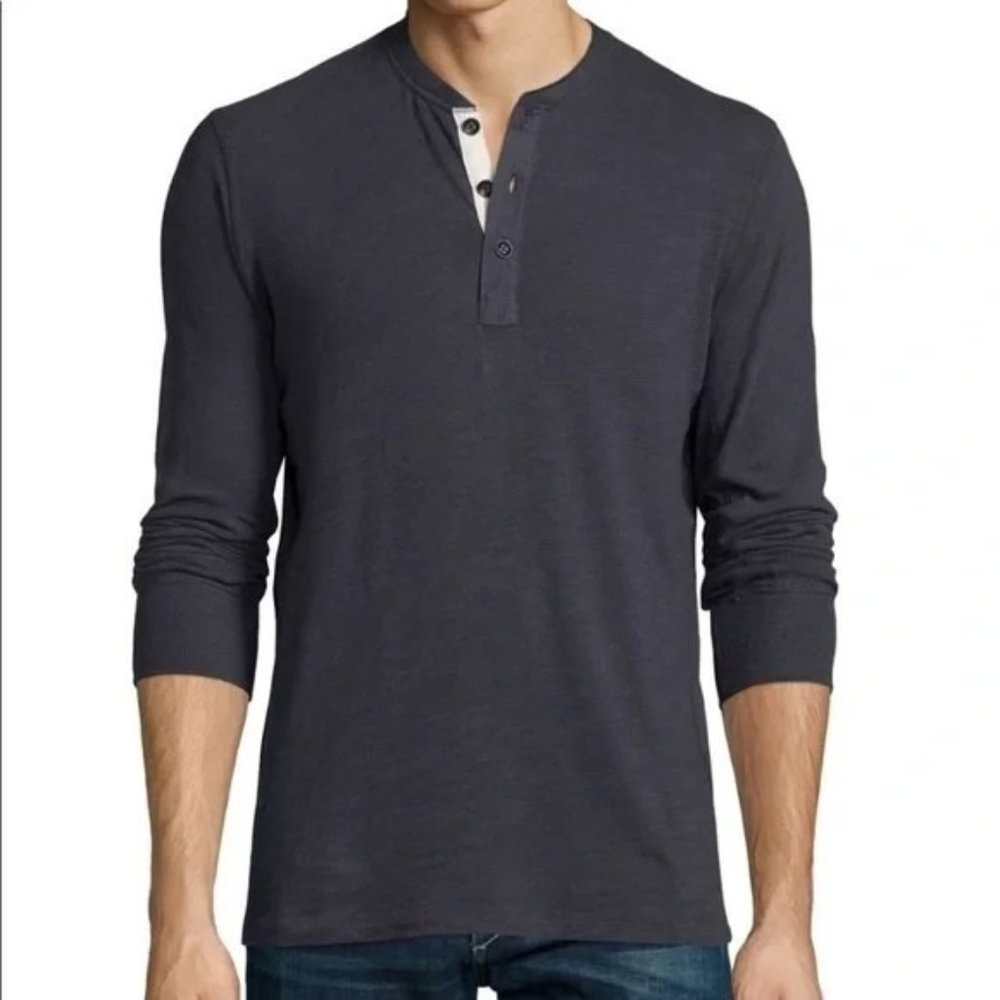 Rag & Bone Standard Issue Gray Henley - image 6